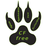 corny Feet freie Irish Terrier Zucht Logo für eine Corny Feet freie Irish Terrier Zucht